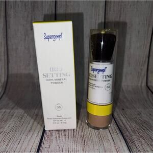 Supergoop! (Re)setting 100% Mineral Powder DEEP Sunscreen SPF 35 PA+++ NIB
